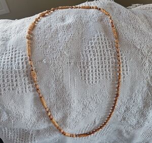 Elegant Amber Beaded Necklace